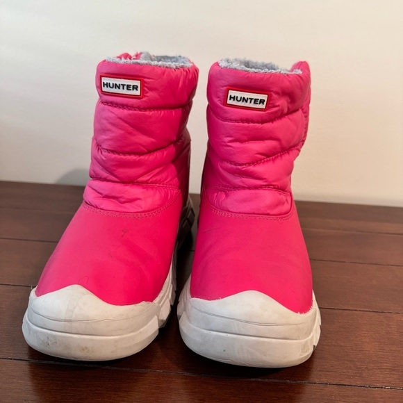 Hunter Insulated Intrepid Pink Waterproof Snow Boots size UK 3 US 4 - Picture 4 of 16